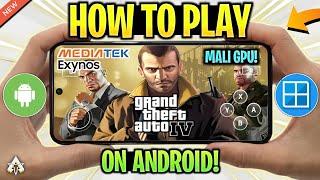 NEW  HOW TO PLAY GTA 4 ON ANDROID IN MALI GPU *LOW-END* DEVICE | WINLATOR MALI GTA 4 GAMEPLAY TEST