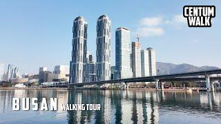 Morning in Busan!! beach promenade | Busan walking tour | korea | CentumWalk 4K