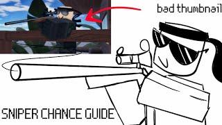 How to easily get Forsaken's new Sniper Chance skin! (Roblox ISLE badge guide)