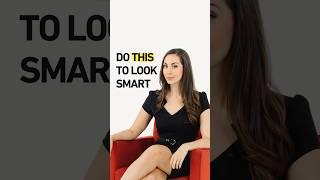 Use this cue to look smart!