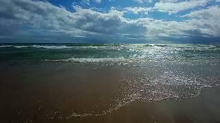 2022 07 24 Brevort Lake - windy day at Lake Michigan