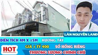 Bán nhà Bình Chánh giá rẻ 2021 | Chính chủ bán gấp căn nhà giá rẻ, Sổ hồng riêng | gần chợ Hưng Long