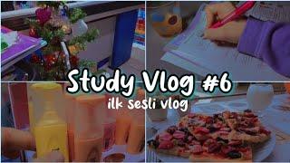 6. SINIF DERS ÇALIŞMA GÜNLÜĞÜM #6~ Sesli Vlog  Yeni kalem, coco pops, 103 soru  