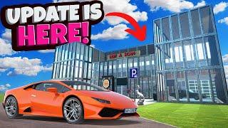 Building a MEGA Dealership in NEW The Car For Sale Simulator 2023 Update!