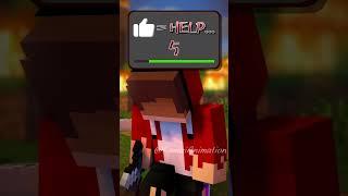 HELP JJ Revenge - MAIZEN Minecraft Animation #shorts