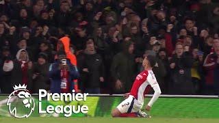 William Saliba doubles Arsenal's lead against Manchester United | Premier League | NBC Sports