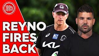 Reynolds FIRES UP over rumours of player-coach feud at Broncos | Wide World of Sports