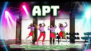 APT - Phrased Improver Line Dance | Demo by : Amare Sweet Colour