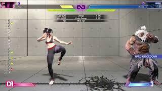 SF6 Juri Max Damage Punish Combo (6870)