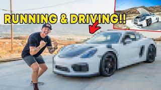 We REBUILT A WRECKED PORSCHE!!