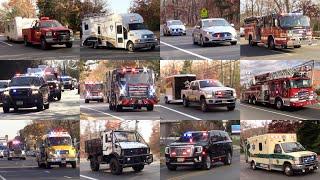 Police Cars Fire Trucks And Ambulances Responding Compilation Part 29 - November 2024