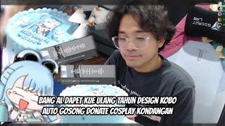 Ketika bang AL dapet kue ultah design Kobo Kanaeru