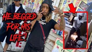 CHICAGO RAPPER SHOT ON CAMERA AFTER GETTING CHAIN SNATCHED IN THE BRONX