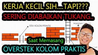 PEKERJAAN KECIL YANG SERING DI ABAIKAN TUKANG SAAT PEMASANGAN OVERSTEK TIANG PRAKTIS....