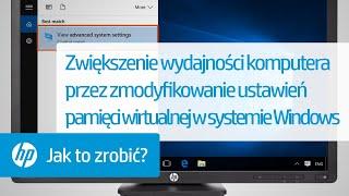 Zwiększenie wydajności komputera przez zmodyfikowanie ustawień pamięci wirtualnej w systemie Windows