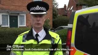 Superintendent Jim O'Ryan talks on the ongoing police presence in Didcot