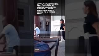 Lui fugge e la Polizia Municipale lo insegue a #napoli