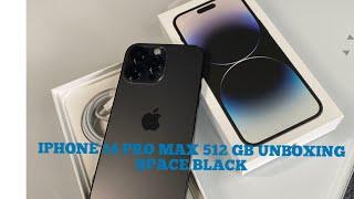 iPhone 14 PRO MAX 512 GB space black UNBOXING