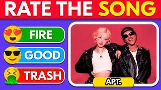 RATE THE SONG  The Hottest Hits of 2024 | Songs Tier List Challenge | Music Quiz