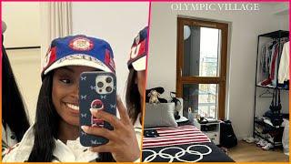 Simone Biles offers a behind-the-scenes look at the Paris Olympic village and the USA's Ralph