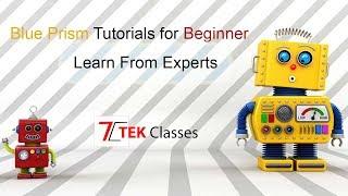 Blue Prism Tutorial for beginner from Tek Classes