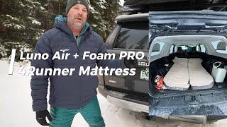 Luno Air+Foam PRO 4Runner Mattress - Tested in 15F in the mountains