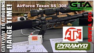 AIRFORCE TEXAN SS .308 – Shots At 100 YDS - Gateway to Airguns Range Time