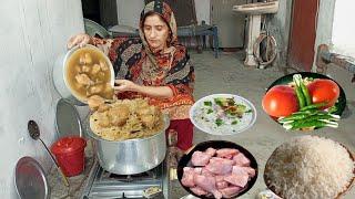 Village Life || Sham Ka  Khana Pulao Recipe Ke Sath  || Village Life Pakistan || Irma's family vlog