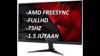 MONITOR ACER NITRO VG220Q AMD FREESYNC 1,5 JUTAAN!!