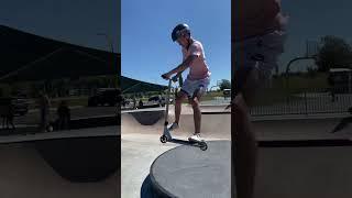 Crazy Scooter Trick #shorts #scooter #skatepark