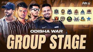 Odisha War | Group Stage Day 1 Ft. @JONTYGAMING