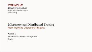 Microservices Distributed Tracing: from traces to operational insights