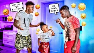 CALLING MY BOYFRIEND’S DAUGHTER THE “B”WORD PRANK!!