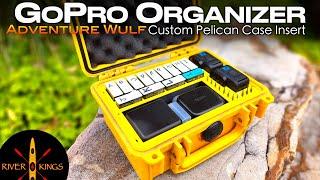 Ultimate Gopro Organizer For Adventure Filmmakers - Personalized Pelican Case Insert