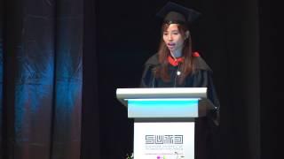 Speech by Valedictorian,  Ms Olivia Seow at Graduation Day 2015