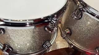 Natal Maple Originals Drum Kit in Silver Sparkle Walk Around - DrumShop UK