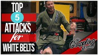 Top 5 Attacks For White Belts!