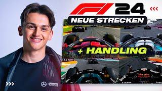 F1 24: Wir fahren alle NEUEN Strecken + Handlingtalk 