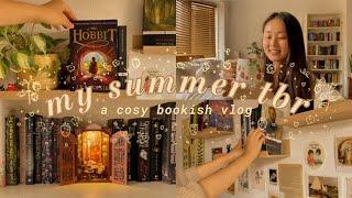 plan my summer tbr with me  organising my summer bookshelves 