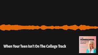 When Your Teen Isn’t On The College Track | The Homeschool Sanity Show