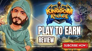 KINGDOM KARNAGE - NFT GAME  -  PLAY TO EARN BLOCKCHAIN GAME  Review - #nft #nftgame - Crypto Yuhanis