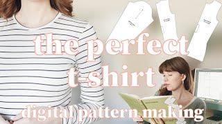 Making the Perfect Basic Tee: Pattern Making in Adobe Illustrator + Sewing Tutorial!