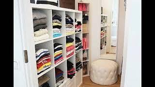 Diy small walk in closet organization design ideas