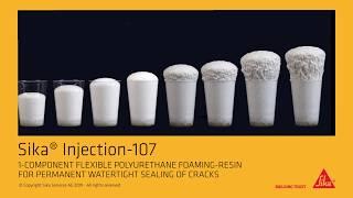 Sika Injection 107 Waterproofing crack resin