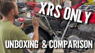 XR's Only Exhaust UNBOXING + Comparison  - Lots of UPGRADES! #xr650l #hondaxr