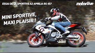 Essai de la sportive A2 Aprilia RS 457