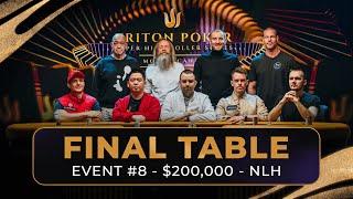 FINAL TABLE - Event #8 $200K NLH TRITON INVITATIONAL | Triton Poker Series Monte-Carlo 2024