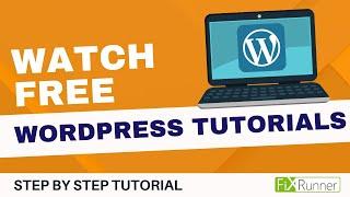 FixRunner.com -- Watch Free WordPress Tutorials