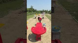 spinning target vs perfect timing ! who’s more focused ?