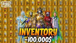 100,000$ INVENTORY TOUR| PUBG MOBILE